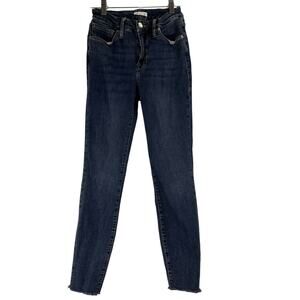 Good American Good Legs Raw Hem Jeans Size 0 / 25